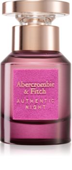 abercrombie & fitch authentic night woman woda perfumowana dla kobiet 100 ml   
